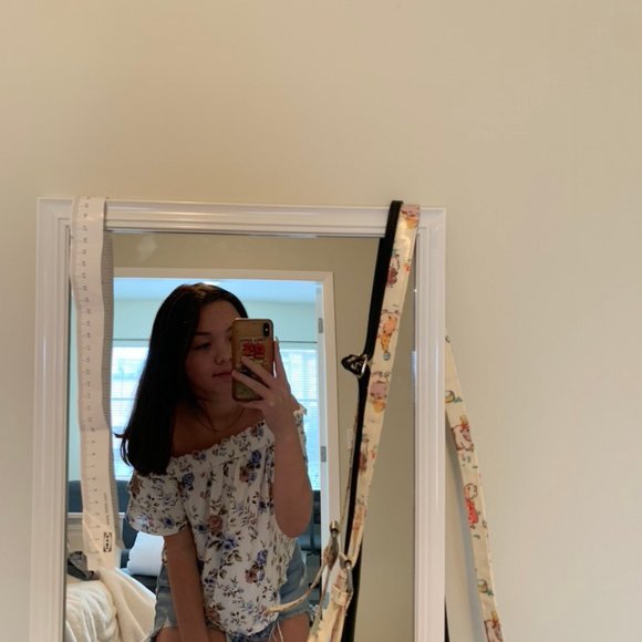 AEO Soft & Sexy Off the Shoulder Floral Top - Picture 2 of 2